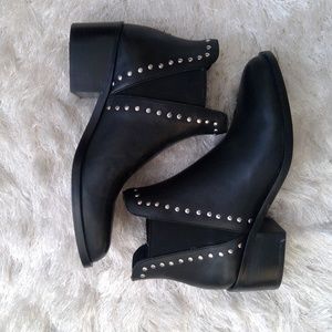 Steve Madden Cade Black Leather Boots